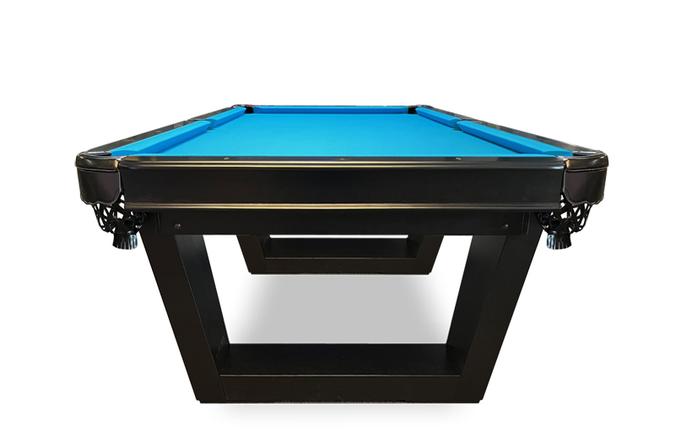 Table de billard moderne noire Majestic Louisiane avec ardoise 8 pieds Table de billard moderne noire Majestic Louisiane avec ardoise 8 pieds
