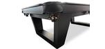 Table de billard moderne noire Majestic Louisiane avec ardoise 8 pieds