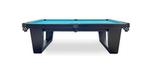 Table de billard moderne noire Majestic Louisiane avec ardoise 8 pieds