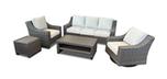 Addison 5 piece sofa chair table outdoor seating set