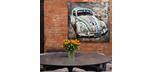 Love Bug Painted Tin Sign 31-1/2