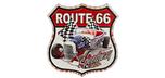 Rout 66 Speedway Tin Sign 16' x 16-1/2'