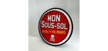Mon Sous-Sol Tin Wall Sign, 16