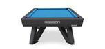 Table de billard de 8 pieds Rasson Wolf fini Noir avec Poches Standards