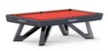 Table de billard de 8 pieds Rasson Wolf fini Noir avec Poches Standards