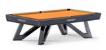 Table de billard de 8 pieds Rasson Wolf fini Noir avec Poches Standards
