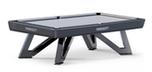 Table de billard de 8 pieds Rasson Wolf fini Noir avec Poches Standards
