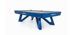 Table de billard de 8 pieds Rasson Wolf fini Bleu avec Poches Standards
