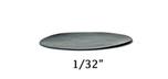 Cales en neoprene pour pattes de tables de billard, 3 pouces x 1/32 pouce, (50/ packet)