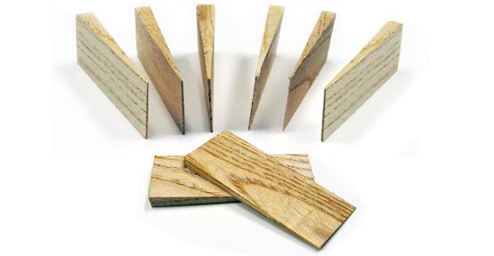Cales en bois pour ardoise de table billard (100 morceaux)