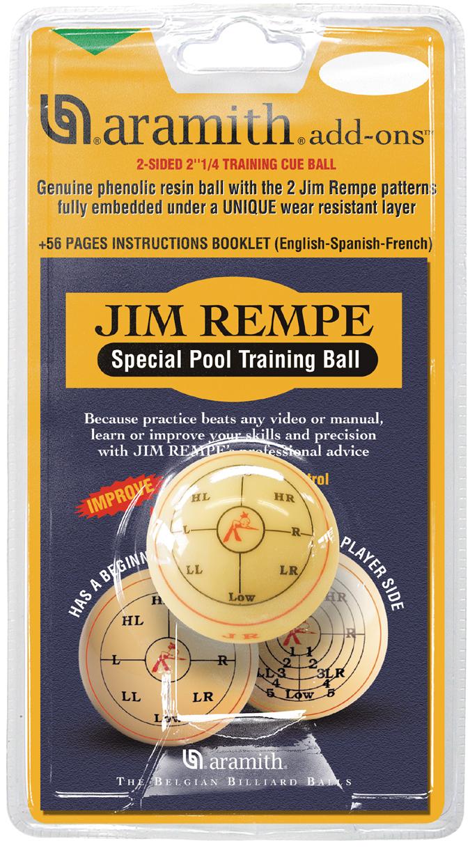 Jim Rempe Training Billiard Ball
