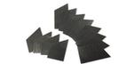 Set of 3mm pool table rubber cushion facings, 12 pcs