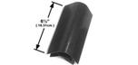 Ensemble de coins en plastique noir table billard Brunswick Bristol