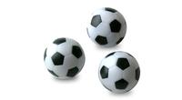 Balles noires et blanches pour table de soccer babyfoot