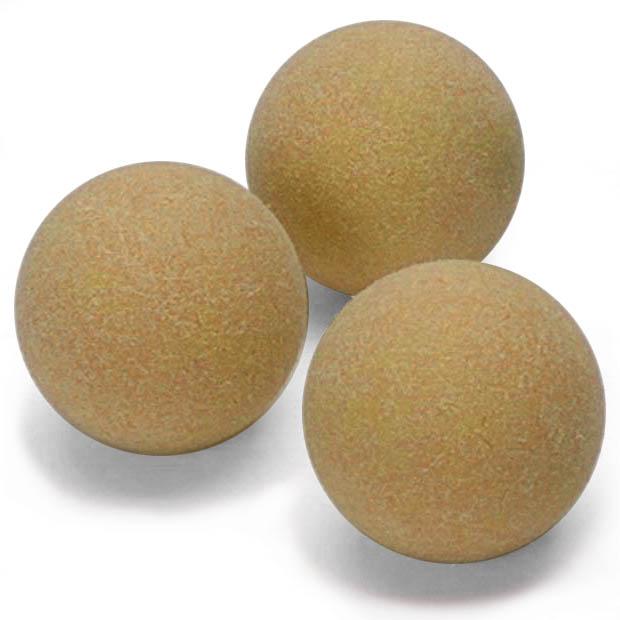 Cork balls for foosball soccer tables