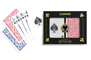 Jeu de bridge gros points - 55 cartes personnalisables