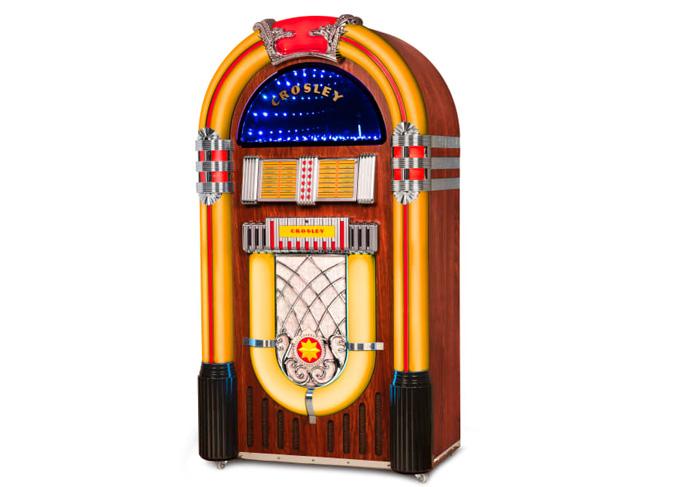 Black Roxby Retro Jukebox Stand for Full Size Jukeboxes 
