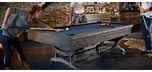 Brunswick Birmingham rustic pool table