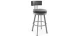 Tabouret Amisco Barry pivotant pour cuisine ou bar