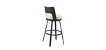 Tabouret Amisco Brock pivotant pour cuisine ou bar