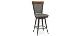 Tabouret Amisco Eleanor pivotant pour cuisine ou bar