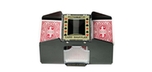 Battery operated automatic card shuffler for 4 decks