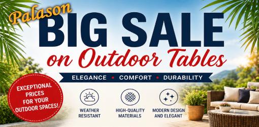 Big Sale on Outdoor balcony and patio coffee tables and end tables