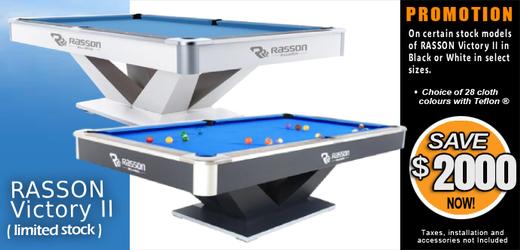 SAVE $2000 on RASSON Victory II ( certain models and sizes )