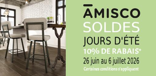 Économisez 10% sur produits AMISCO cet été