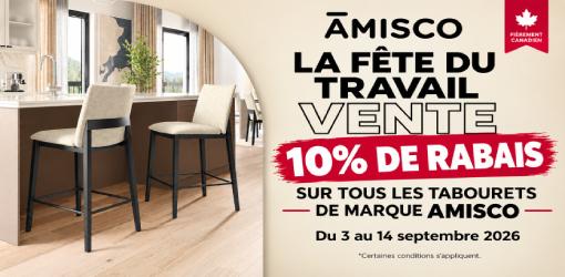 Économisez . 10% sur produits AMISCO du 3 au 14 septembre 2026