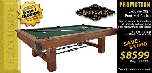 Canton 8' Pool Table