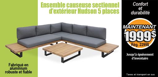 Ensemble patio Hudson en promotion - Quantité limitée