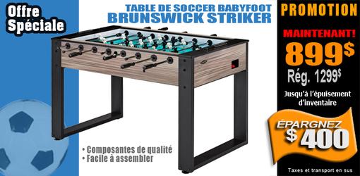 Table de babyfoot soccer Brunswick Striker
